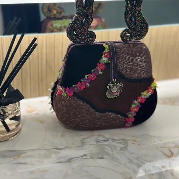 Mary Frances Risky Business Beaded/Bejeweled Purse Handbag - Picture 2 of 2